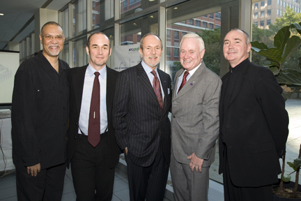 NYU-Poly President, Senator Golden and others gathered at the CITE ribbon cutting ceremony