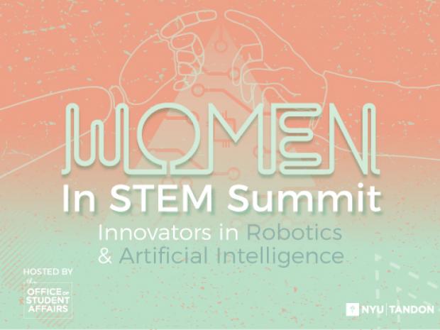 Image Description: Event flyer Women in STEM Summit 2019