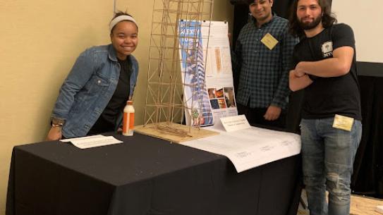 Team members with 2021 presentation table and structure