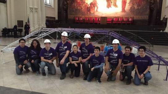 NYU Tandon Steel Bridge Team qualified for the 2016 national ASCE competition