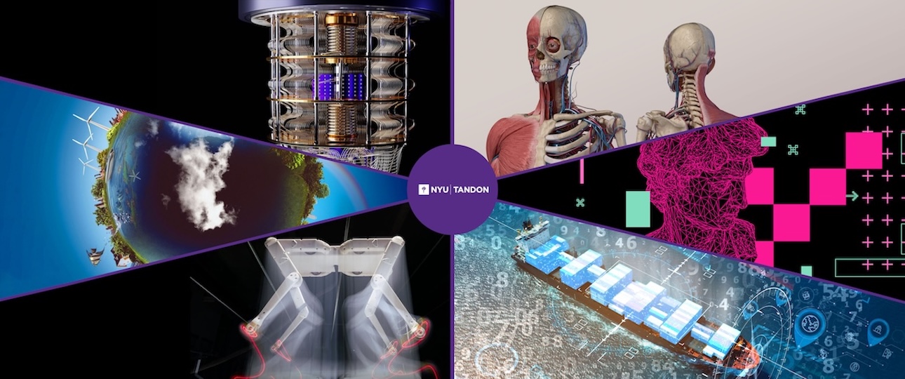 a collage of images representing the 6 impact areas
