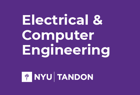 ECE Department lockup with purple background