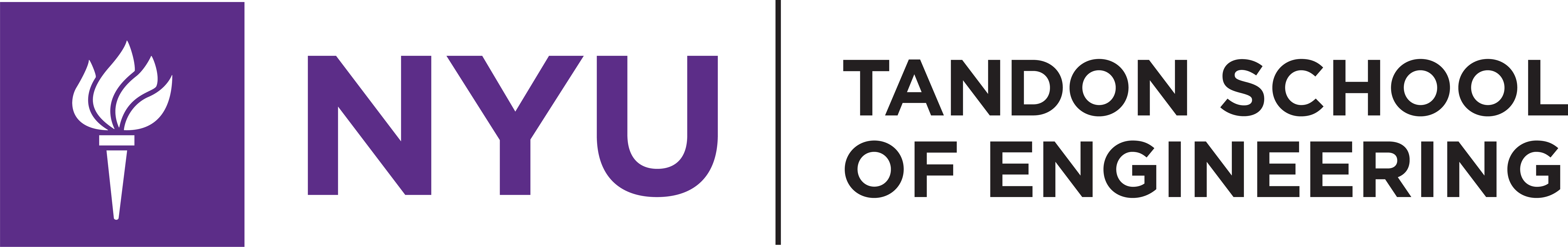 NYU Tandon long logo reading "NYU Tandon School of Engineering"