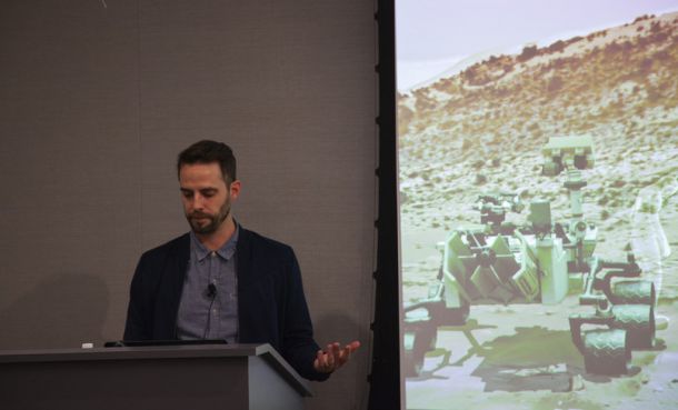 Matthew Clausen, the Creative Director at the NASA Jet Propulsion Laboratory's Ops Lab, told his audience at the NYU Tandon School of Engineering that immersive technology like AR and VR scored a scientific victory when NASA engineers wearing the headsets and immersed in the realistic-looking Martian environment did what real-life explorers do: They moved their avatars across the landscape to explore.