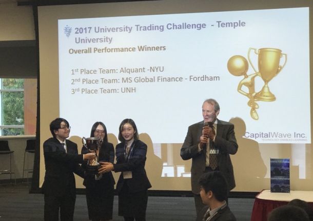 NYU Tandon Finance and Risk Engineering Students Take Top Honors at Annual  Trading Competition | NYU Tandon School of Engineering