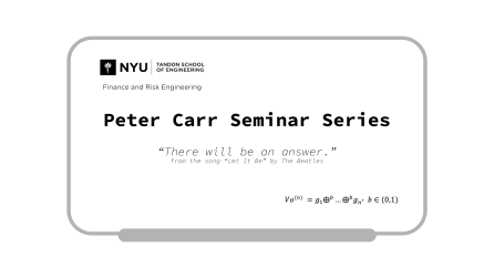 Peter Carr Seminar Series Logo