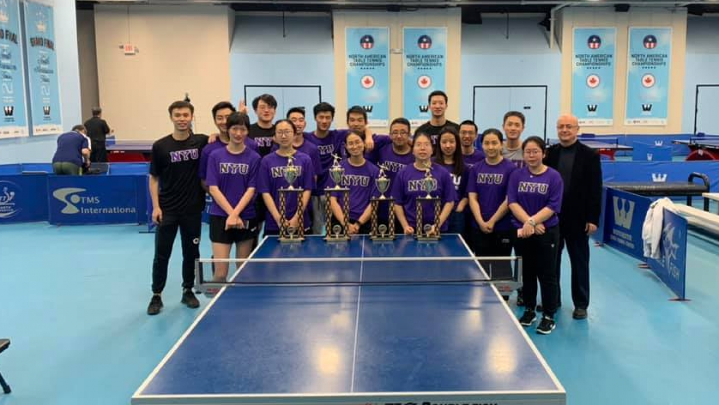 NYU’s table tennis team heads to nationals NYU Tandon School of