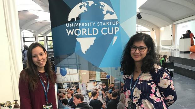 Sunthetics team at university start-up world cup
