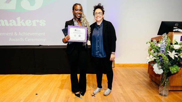 Presenting and award