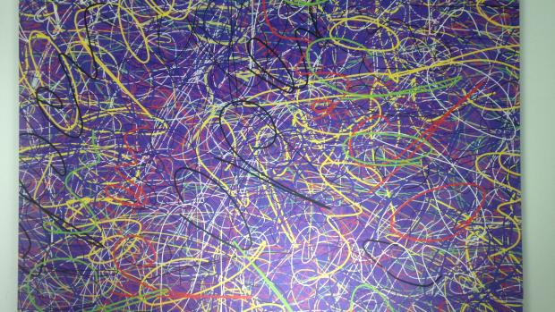 Abstract squiggly art 