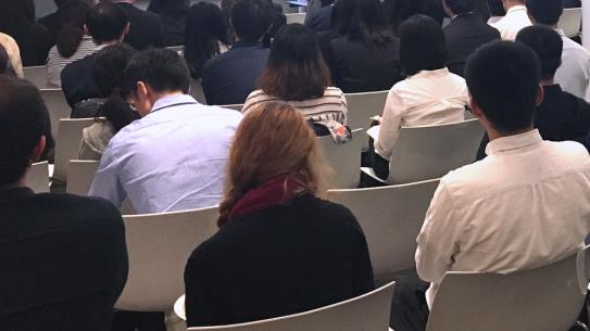 Attendees at a MakerSpace Event