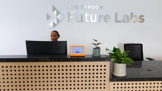 NYU Tandon future labs reception