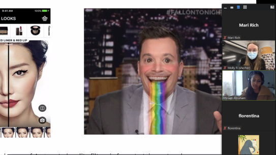 screenshot of AI filter on Jimmy Kimmel