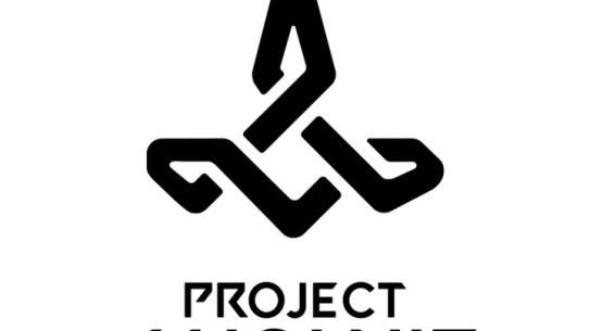 triangular logo with team name underneath in jagged text