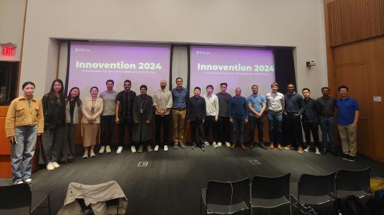 Group photo of the 10 finalists in InnoVention 2024