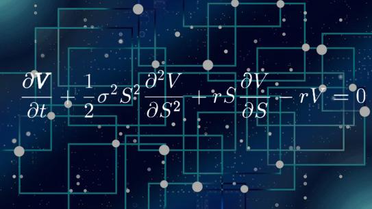 Black-Scholes Equation on circuit board