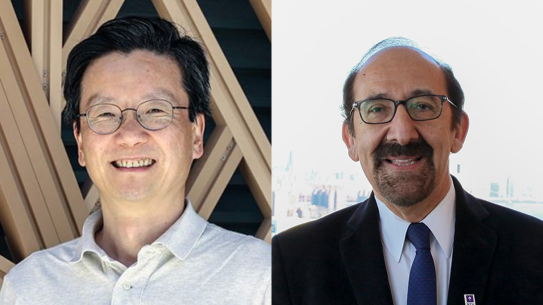 Headshots of Yong-Ak (Rafael) Song and Iskender Sahin 