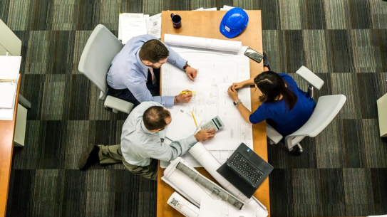 Workplace stock image