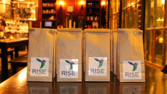 RISE bags of flour