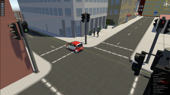 a screenshot of a traffic simulation game