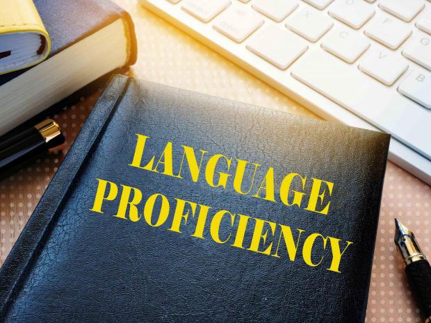 book titled "Language Proficiency"