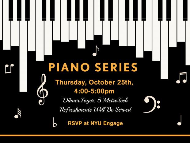 Image Description: Event flyer for Piano Series
