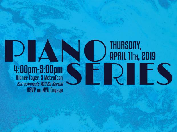 Image Description: Event flyer for April 2019 Piano Series