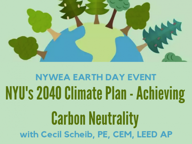 NYWEA Earth Day Event poster