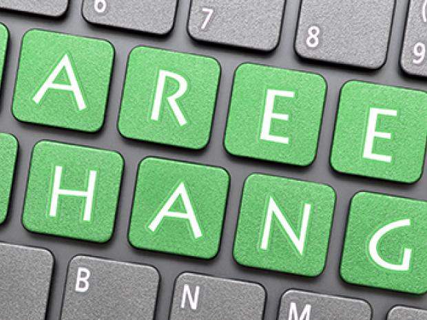 Career Change spelled out on keyboad