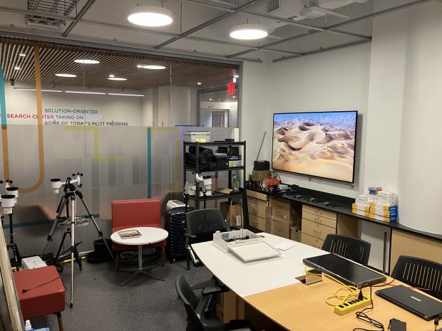 CUE City Lab photo with equipments