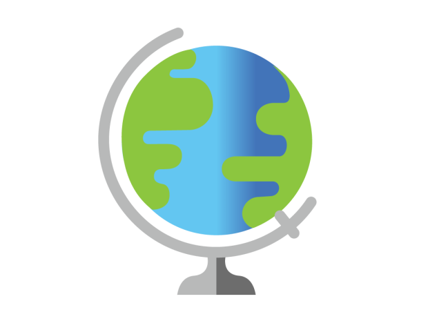 Illustration of a globe