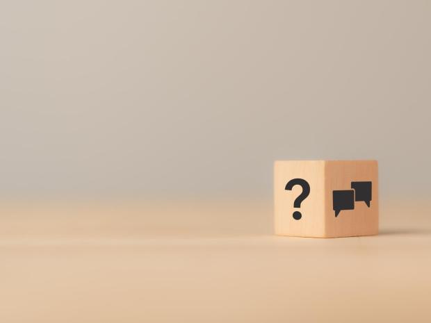 Block with a question mark