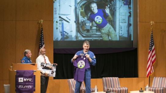 Astronauts Charles Camarda and Paolo Nespoli 