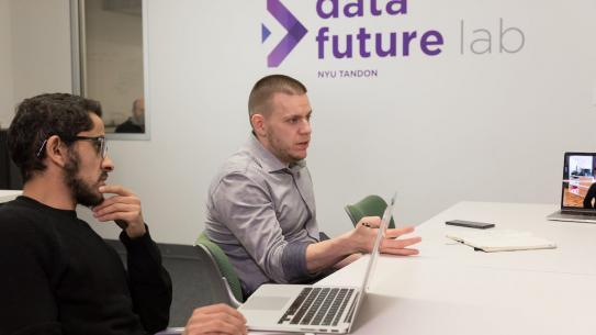 Steve Kuyan at the Data Future Lab