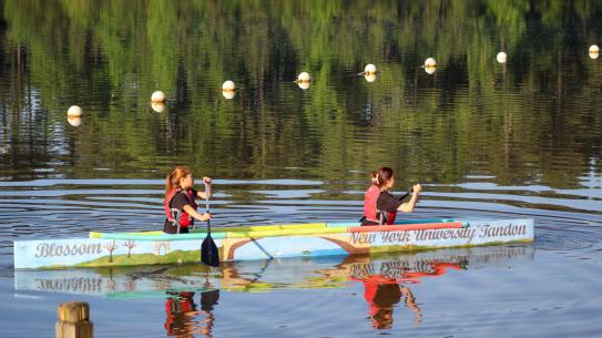 Members canoeing