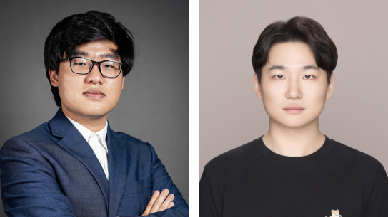 CUSP Graduate Assistants Johnny Xie (left) and Robin Kim (right)