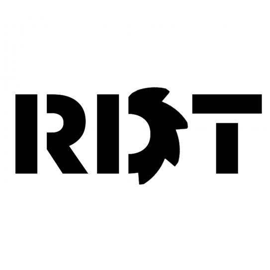 Logo with the "RDT" in black lettering with the D in font of gears