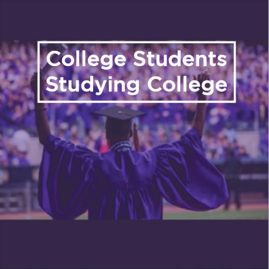 The back shot of a student wearing their graduation gown and hat with a scroll in their left hand