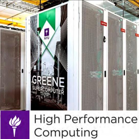 array of NYU Greene Supercomputers