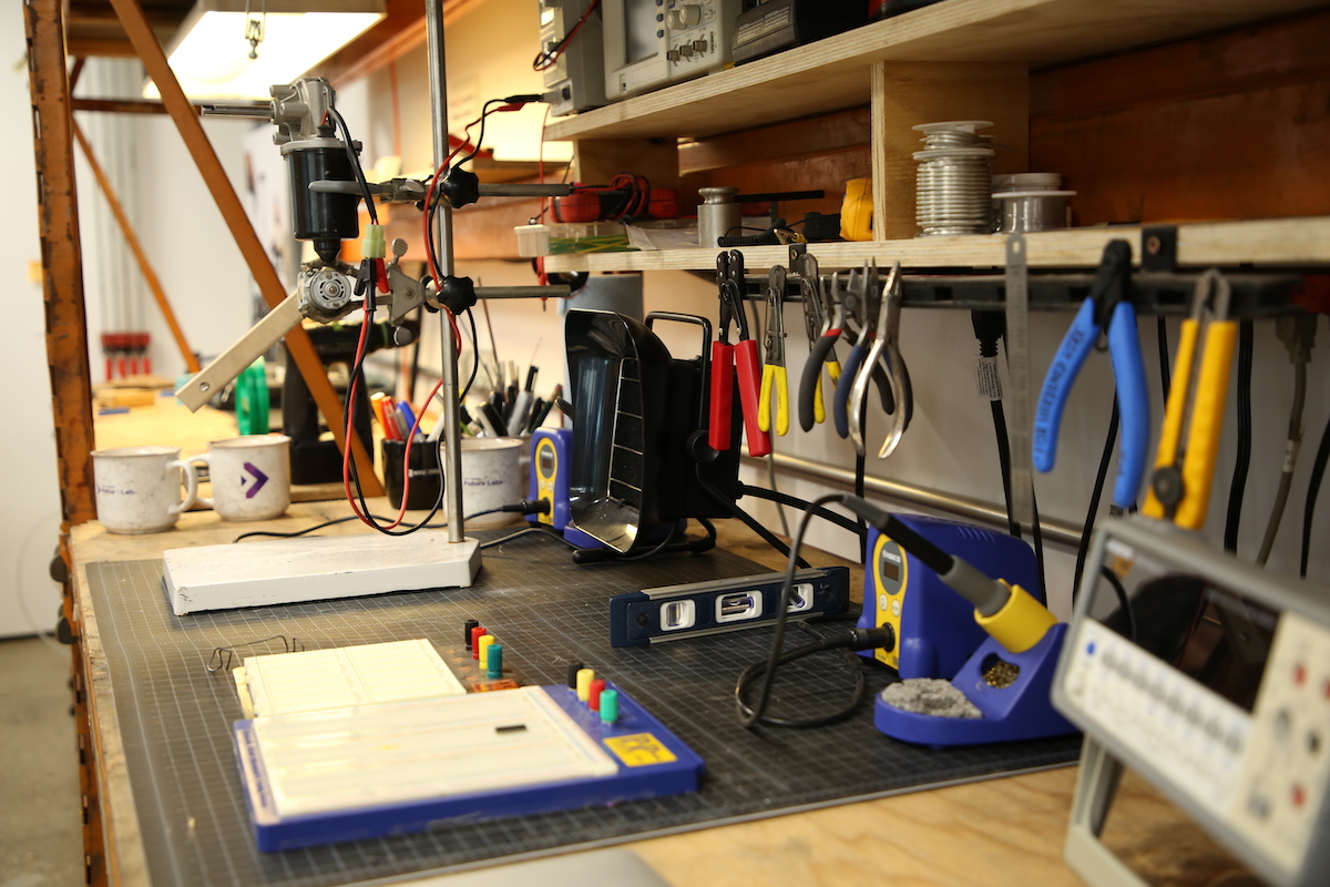 work bench at protoshop