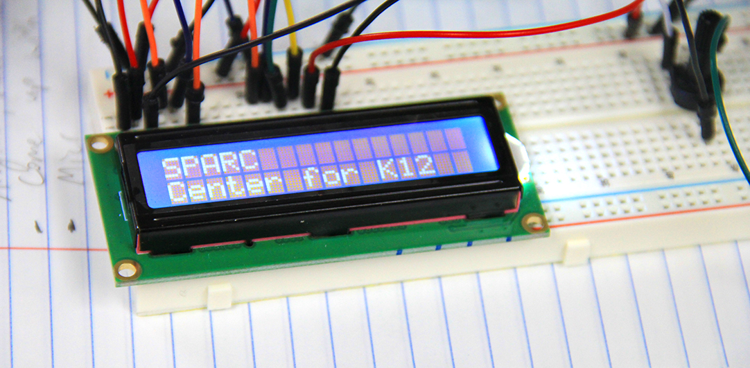 text on a screen display